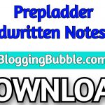 Prepladder Handwritten Notes 2021 PDF Free Download