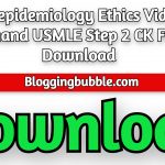 Kaplan epidemiology Ethics Videos 2022 On demand USMLE Step 2 CK Free Download