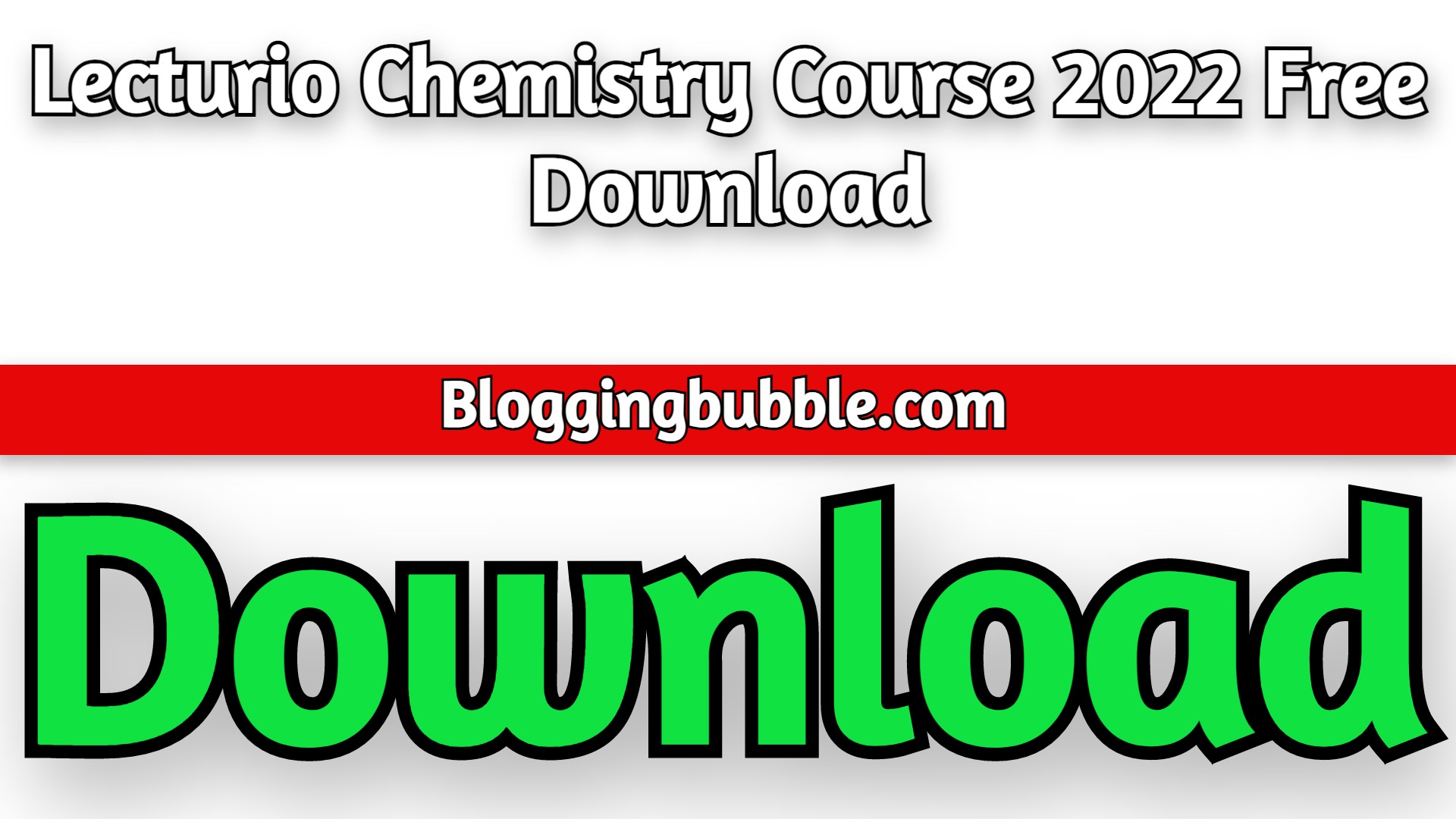 Lecturio Chemistry Course 2022 Free Download