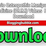 Lecturio Osteopathic Manipulative Medicine (OMM) Videos 2022 Free Download