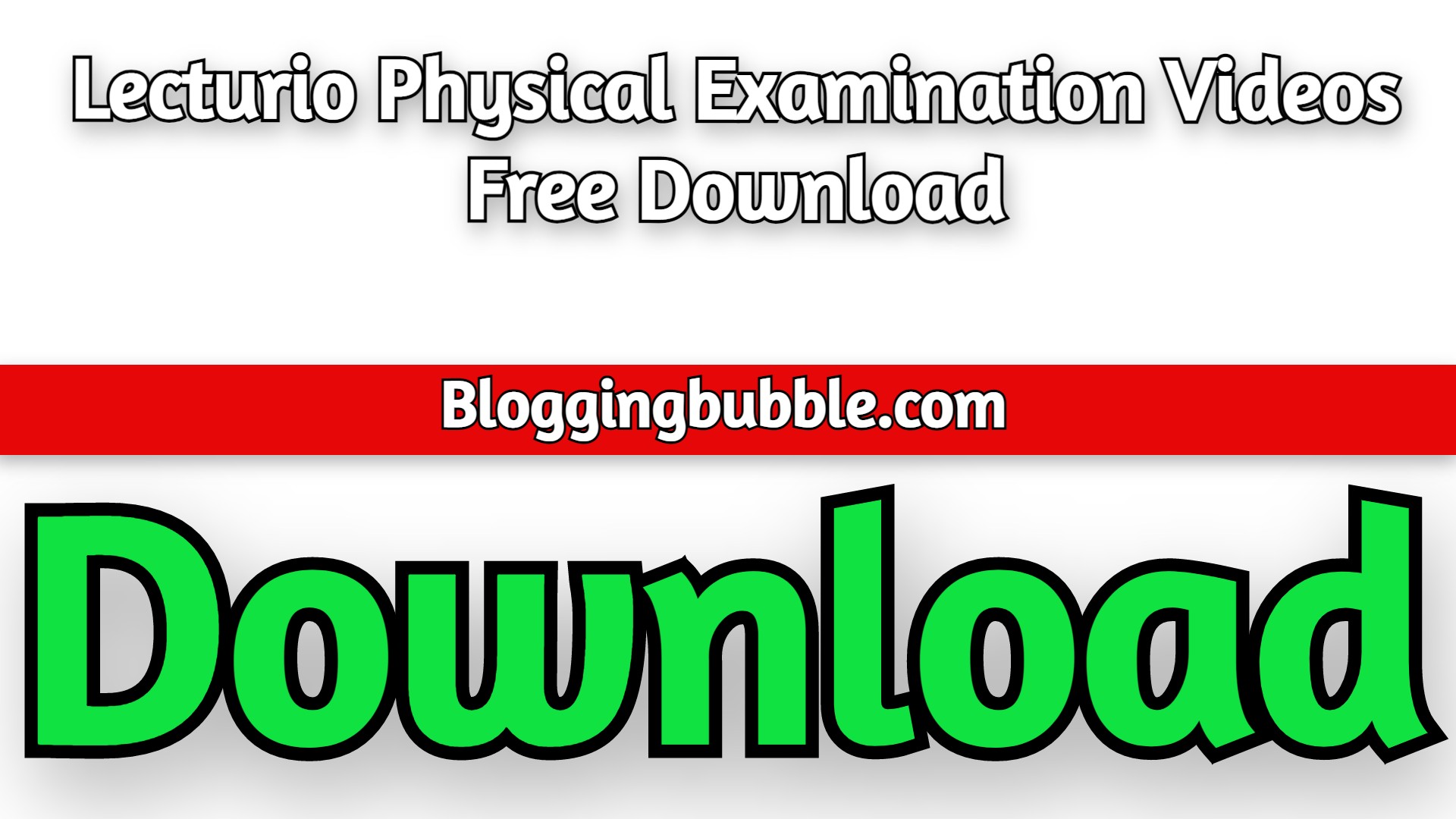 Lecturio Physical Examination Videos 2022 Free Download