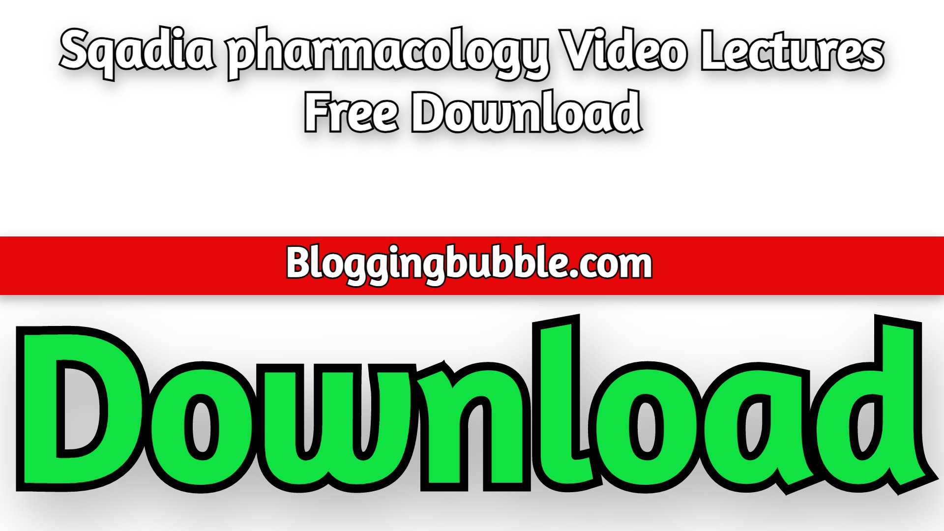 Sqadia pharmacology Video Lectures 2022 Free Download