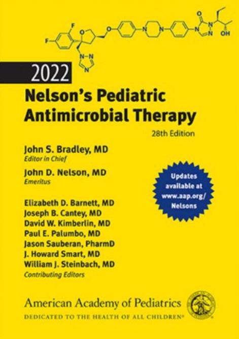 Download 2022 Nelson’s Pediatric Antimicrobial Therapy 28th Edition PDF
