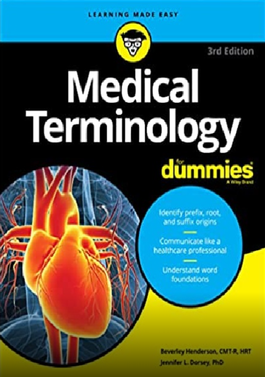 Medical Terminology For Dummies 3rd Edition PDF Free Download 