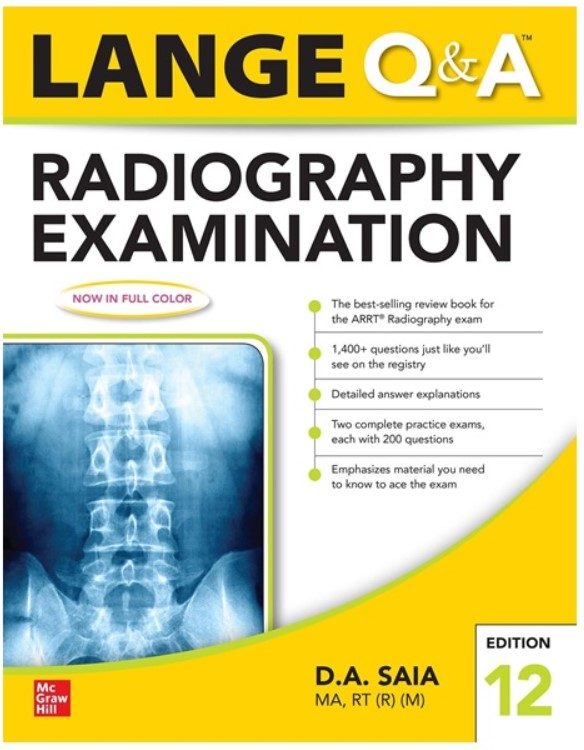 Lange Q & A Radiography Examination 12th Edition PDF Free