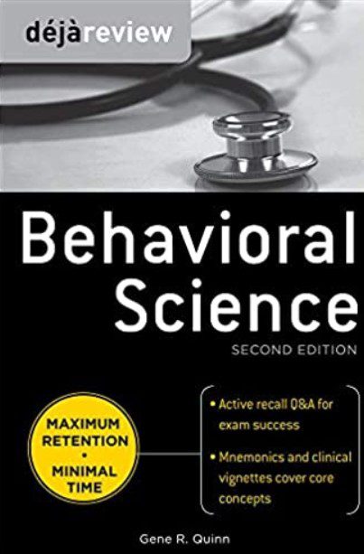 Deja Review Behavioral Science 2nd Edition PDF Free Download